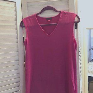Vince Camuto PS sleeveless top - V neck Bright Pink